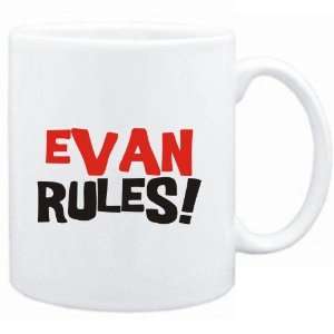 Mug White  Evan rules  Male Names 
