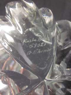 You are bidding on a KOSTA BODA Glass Star Shaped Candy Dish Bowl