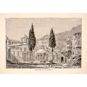   Trees Architecture Convent Monastery Land   Original In Text Wood