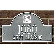 Riddell Green Bay Packers Personalized Address Plaque (Pewter) with 