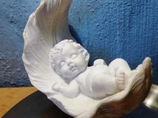 12 Baby Engel in Feder schlafen 8cm Engelfigur 4250274954066  