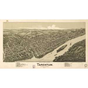  1901 map of Tarentum, Pennsylvania