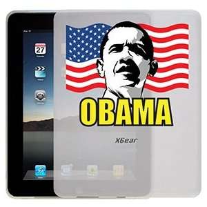 Obama Portrait with Flag on iPad 1st Generation Xgear ThinShield Case