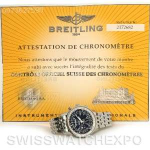 Breitling Navitimer Montbrillant Datora Stainless Watch A21330 