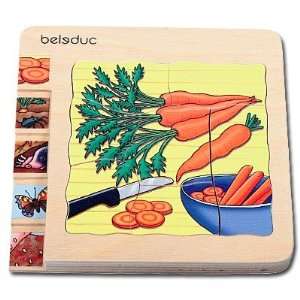  Beleduc Carrot 5 Layer Puzzle Toys & Games