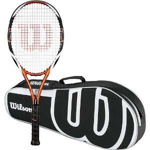  Wilson K Tour Team FX Tennis Racquet & 3 Pack Bag Bundle 