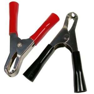 Pico 0840A 3 1/4 Insulated 30 Amp Steel Electrical Test Clips Red and 
