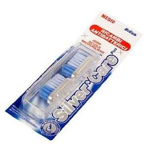  Norwex Silvercare Antibacterial Toothbrush Refills, Medium 