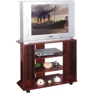  Modern Mahogany TV Stand