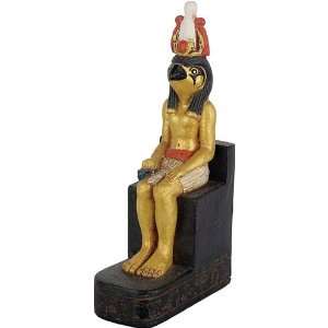 Miniature seated Horus, 3.5H 