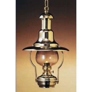    Solid Brass Hanging Oil Fishermans Oil Lamp