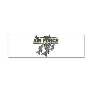42 x 14 Wall Vinyl Sticker US Air Force with Planes and Fighter Jets 