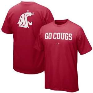   State Cougars Crimson Student Union T shirt