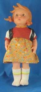 Goebel Hummel School Girl Vinyl Doll 292027  