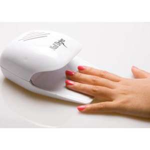 Portable Finger Toe Nail Art Tip Polish Dryer White  