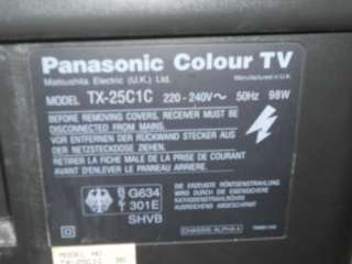 Panasonic Color TV TX   25C1C in Sachsen Anhalt   Halle  TV & Video 