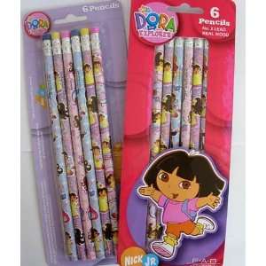  Nick Jr. Dora the Explorer 6 Pencils Toys & Games