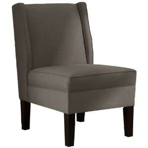   Skyline Furniture Linen Wingback Chair, Gray