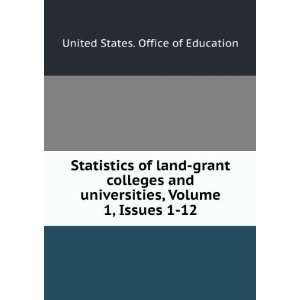  Statistics of land grant colleges and universities, Volume 