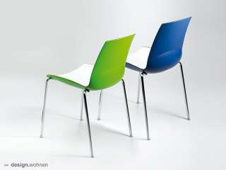 INFINITI Now Stuhl Sessel Stapelstuhl grün/weiß  
