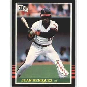  1985 Donruss #573 Juan Beniquez   California Angels 