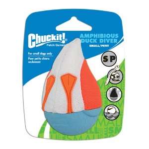  Chuckit Small Amphibious Duck Diver Dog Toy, Assorted 