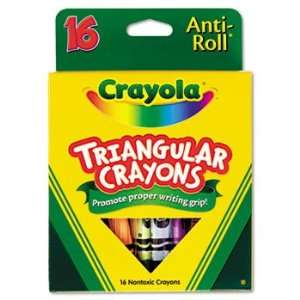  Crayola® Triangular Crayons CRAYON,TRIANGULR,16CT,AST (Pack 