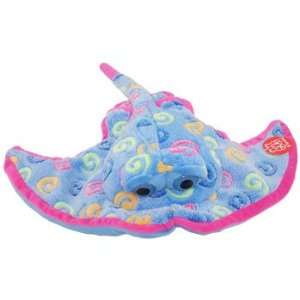   Plush   Color Swirls   Sting Ray (Sea Blue   18 Inch) Toys & Games