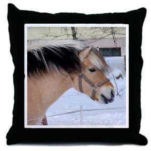  Fjord 2 Horse Throw Pillow by 