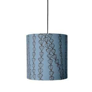   Pendant   in Chocolate on Blue   16d X 14h Size   base canopy fixture