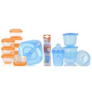  Vital Baby Baby Boy Weaning Kit Set in Blue Baby