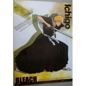  Anime Bleach Ichigo Glossy Laminated Poster #4421 