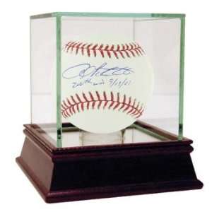 Signed Andy Pettitte Ball   with 200th Win Inscription   Autographed 