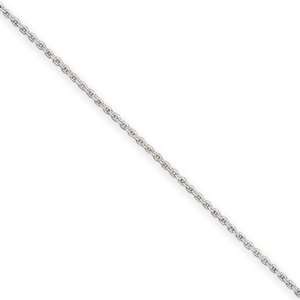    Diamond Cut Rolo Anklet in Sterling Silver, 10 inch Jewelry