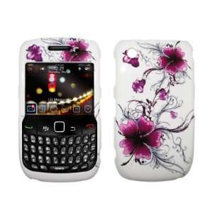  Hawaiin Flower Design Snap On Cover Case for Blackberry Curve 3G 9300