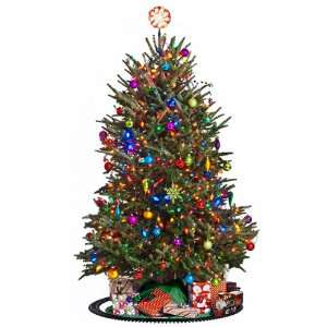 Vinyl Wall Graphics Eclectic Christmas Tree Cling Full 