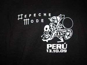 Depeche Mode Peru Concert T Shirt Size Medium NWOT  