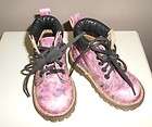 Girls Vtg Dr Martens Pink and Purple Boots size 6 TODDLER (12 18 