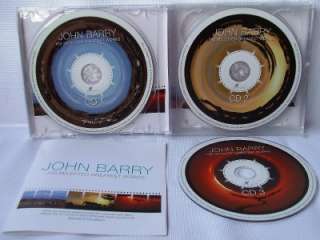 JOHN BARRY His Selected Greatest Works Film Score 3 CD 8886352715050 