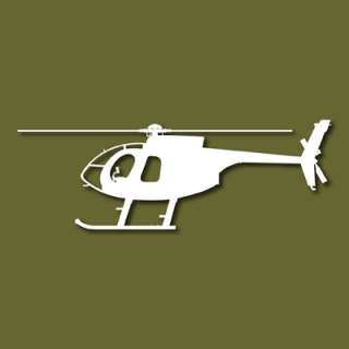 MD 500E Hughes Helicopter Vinyl Decal Sticker VS500ES  