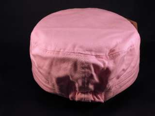 NWT Pink Cross Cadet Castro Cap Military Hat Distressed from Leader 