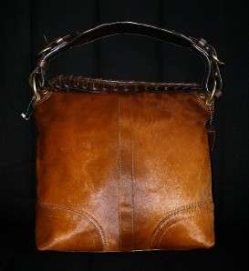 COACH Limited Ed HAIR CALF Chelsea Leather Purse Bag  