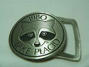 1980 Lake Placid NY Olympics Belt buckle Olympic NOS  