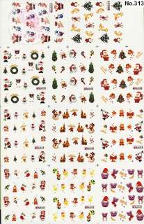   220 NAIL IMAGES IN 1 NAIL ART TATTOOS STICKER WATER DECAL L  