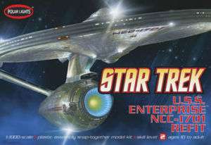 Polar Lights 1/1000 Star Trek USS Enterprise NCC 1701 REFIT Version 