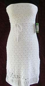 NWT Lilly Pulitzer S and XS Bowen White Crochet Dress Retail $158 