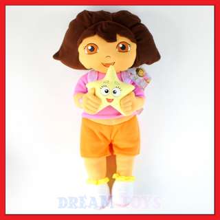 25 Dora the Explorer with Star   Extra Large Plush Doll New  