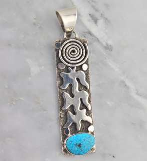   petroglyph small silver pendant item pd t128 navajo sterling silver