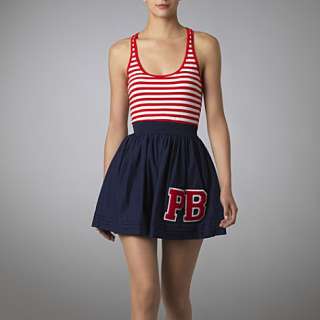 Red and white stripe cross over dress   PAULS BOUTIQUE   Day 