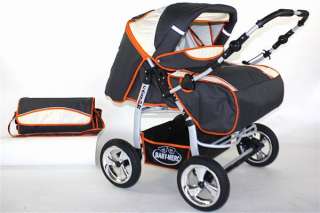 Zwillingswagen Zwillingskinderwagen + 2 Babyschalen 4260261554285 